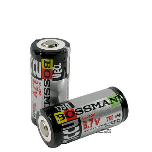 Bossman700mAh, 3.7V, Li-ion