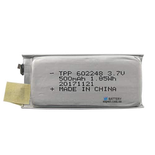 TPP 602248500mAh, 3.7V, Li-Po