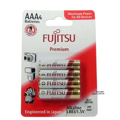 Fujitsu Premium1.5V, Alkaline