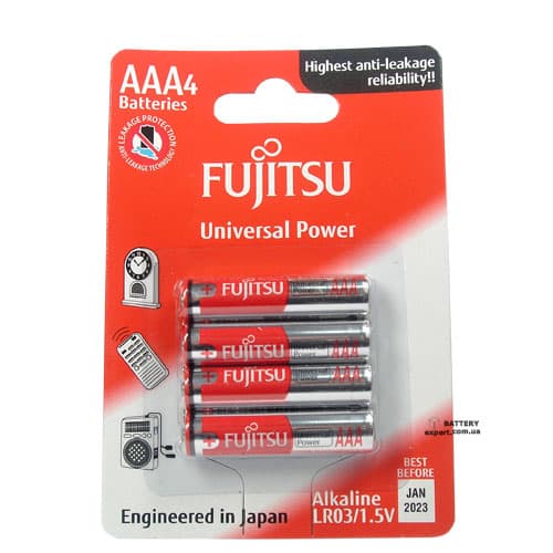 Fujitsu1.5V, Alkaline