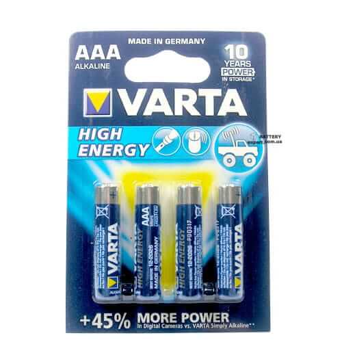 Varta High Energy1.5V, Alkaline