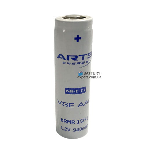 ARTS energy (SAFT)940mAh, Ni-Cd, 1.2V
