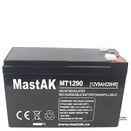 MastAK  MT129012V, 9Ah