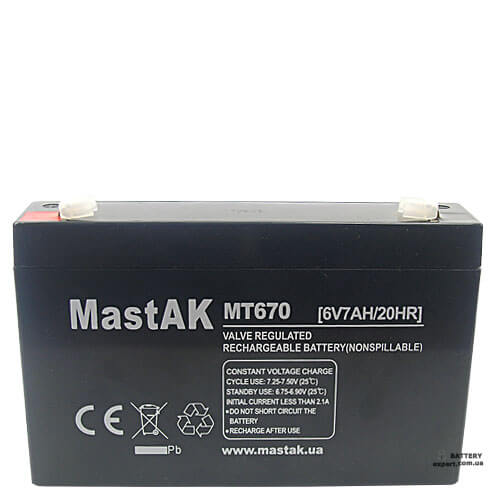 MastAK  MT61206V, 12Ah