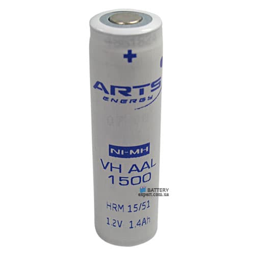 ARTS energy (SAFT)1500mAh, Ni-MH, 1.2V