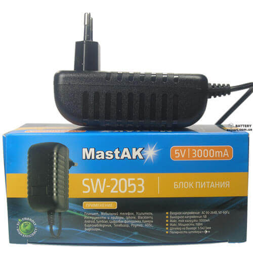 MastAK SW-20535V, 3000mA
